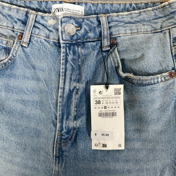 Women's Zara Mom Fit Jeans 6 - Picture 3 of 3